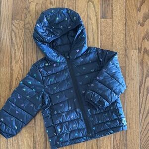 GAP Blue Puffer Jacket with Hood